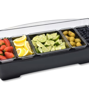 Premiumowy pojemnik na dodatki 4+1 S/L