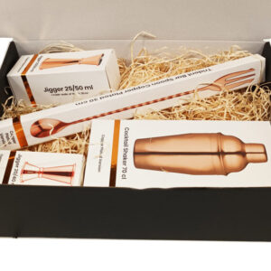 Alternative view of Zestaw Barowy: 3-częściowy Shaker z Miedzi (4-elementowy)