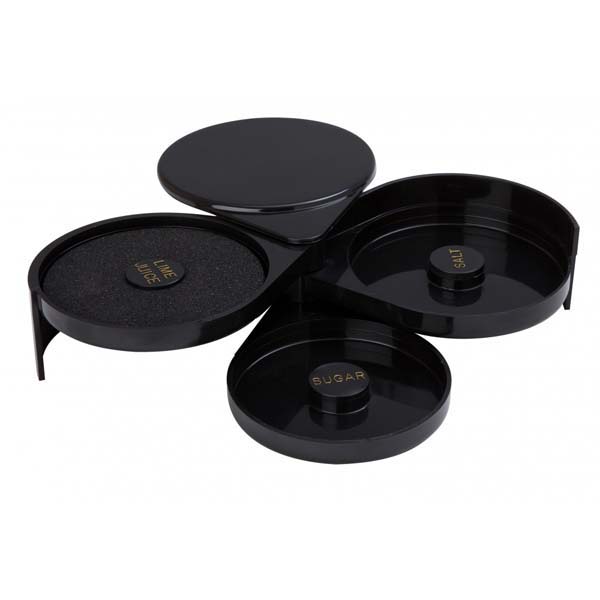 Obręcz do Szklanek Czarna