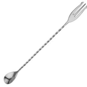 Łyżka barmańska Trójząb 30 cm Stalowa
