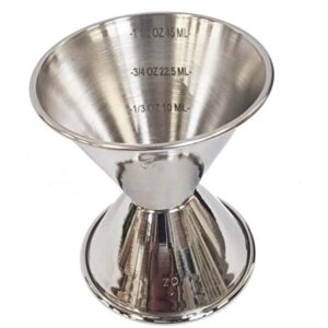 Podwójna miarka barmańska z podziałką 1+2 oz