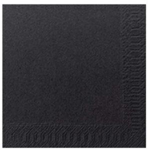 Serwetki koktajlowe 3-warstwowe czarne, 250 szt.