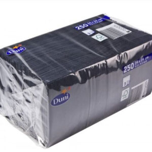 Alternative view of Serwetki koktajlowe 3-warstwowe czarne, 250 szt.