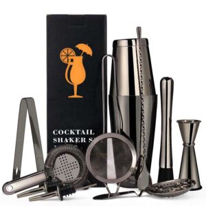 Zestaw Shaker Boston Czarny, 11 Elementów