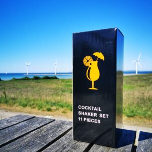 Barsæt Sort Boston Shaker Kit 11 dele Bar0913