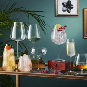 Luigi Bormioli Optica Coupe Glasses 30 cl (Set of 4)