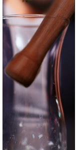 Alternative view of Ciemny Drewniany Ugniatacz – 20 cm